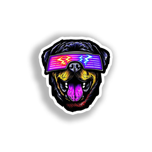 Rottweiler Dog Vinyl Decal Sticker for Car, Laptop, Tumbler and more # A018034-4" x 4"