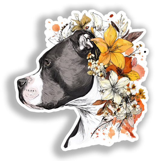 Bull Terrier Dog Vinyl Decal Sticker for Car, Laptop, Tumbler and more # A019138-4" x 4"