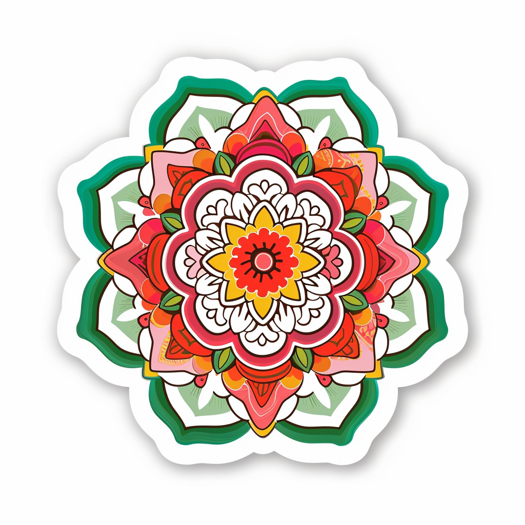 Mandala Vinyl Decal Sticker for Car, Laptop, Tumbler and more # F08134