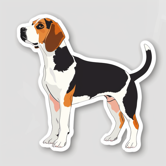Beagle Dog Vinyl Decal Sticker for Car, Laptop, Tumbler and more # F07225