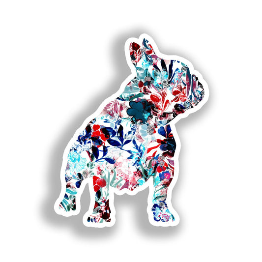 French Bulldog Dog Vinyl Decal Sticker for Car, Laptop, Tumbler and more # A019619-4" x 4"