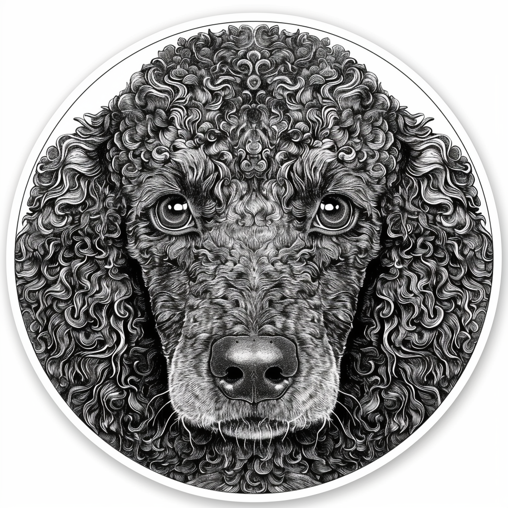 Poodle Dog Vinyl Decal Sticker for Car, Laptop, Tumbler and more # F012627