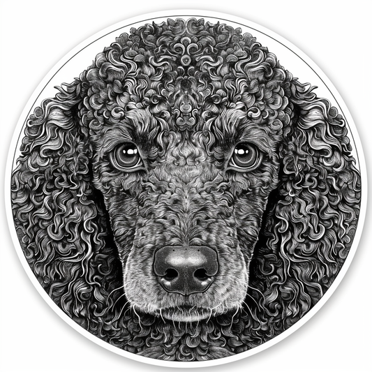 Poodle Dog Vinyl Decal Sticker for Car, Laptop, Tumbler and more # F012627