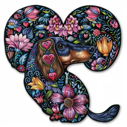 Dachshund Dog Vinyl Decal Sticker for Car, Laptop, Tumbler and more # F012676