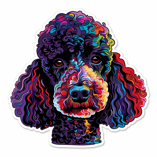 Poodle Dog Vinyl Decal Sticker for Car, Laptop, Tumbler and more # F012660