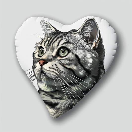 American Shorthair Cat majestic Expressive surreal Vinyl Decal Sticker for Car, Laptop, Tumbler and more # F018834-12" x 12"