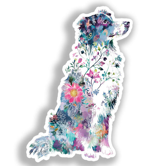 Australian Shepherd Dog Vinyl Decal Sticker for Car, Laptop, Tumbler and more # A018719-4" x 4"