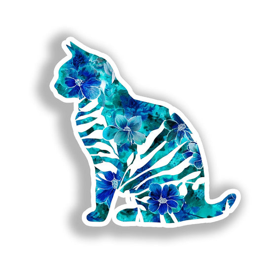 Shorthair Cat Vinyl Decal Sticker for Car, Laptop, Tumbler and more # A018775-4" x 4"