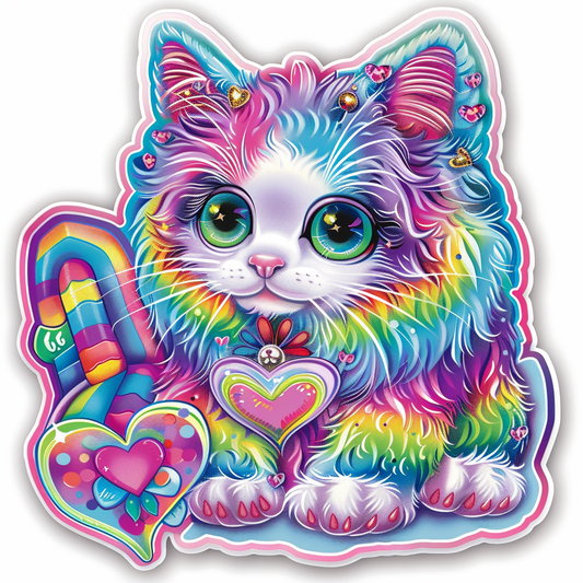 Heartcore Cat Ragdoll Vinyl Decal Sticker for Car, Laptop, Tumbler and more # F07955