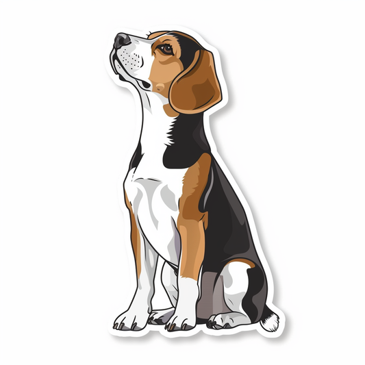 Beagle dog Vinyl Decal Sticker for Car, Laptop, Tumbler and more # F012069