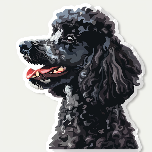 Poodle Dog Vinyl Decal Sticker for Car, Laptop, Tumbler and more # F012778