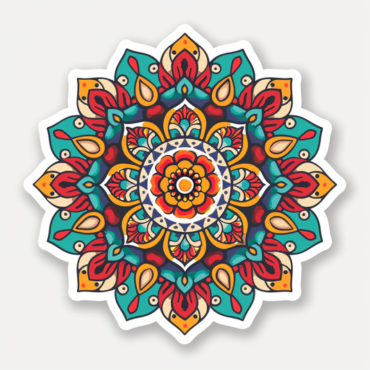 Mandala Vinyl Decal Sticker for Car, Laptop, Tumbler and more # F08237
