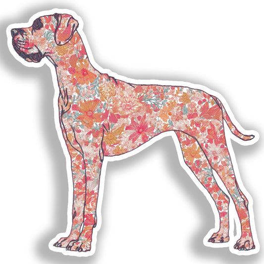 Large Breed Dog Vinyl Decal Sticker for Car, Laptop, Tumbler and more # A019425-4" x 4"