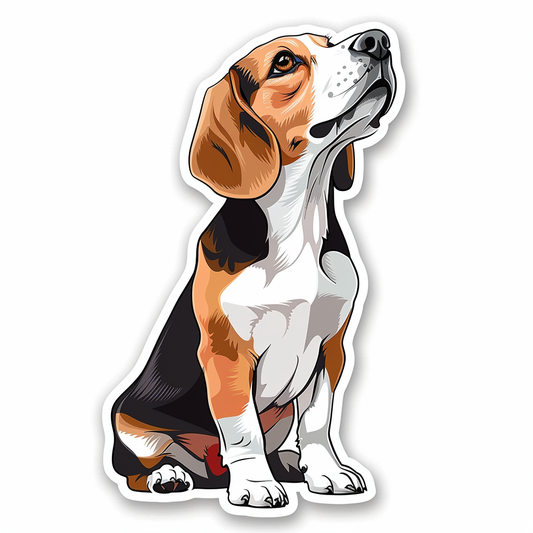 Beagle dog Vinyl Decal Sticker for Car, Laptop, Tumbler and more # F011799