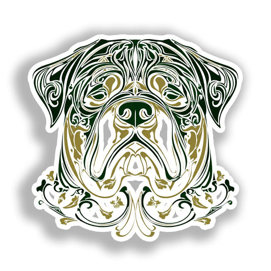 Rottweiler Dog Vinyl Decal Sticker for Car, Laptop, Tumbler and more # A017954-4" x 4"