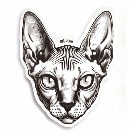 Scottish Fold cat Vinyl Decal Sticker for Car, Laptop, Tumbler and more # F07806