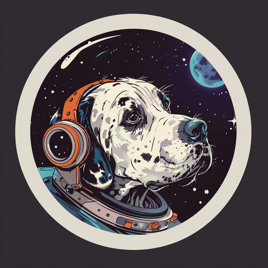 Great Dane Dog Expressive surreal Vinyl Decal Sticker for Car, Laptop, Tumbler and more # F022658