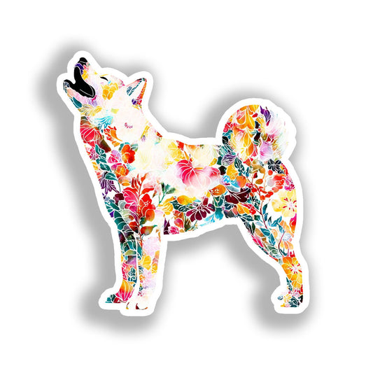 Akita Dog Vinyl Decal Sticker for Car, Laptop, Tumbler and more # A018853-4" x 4"