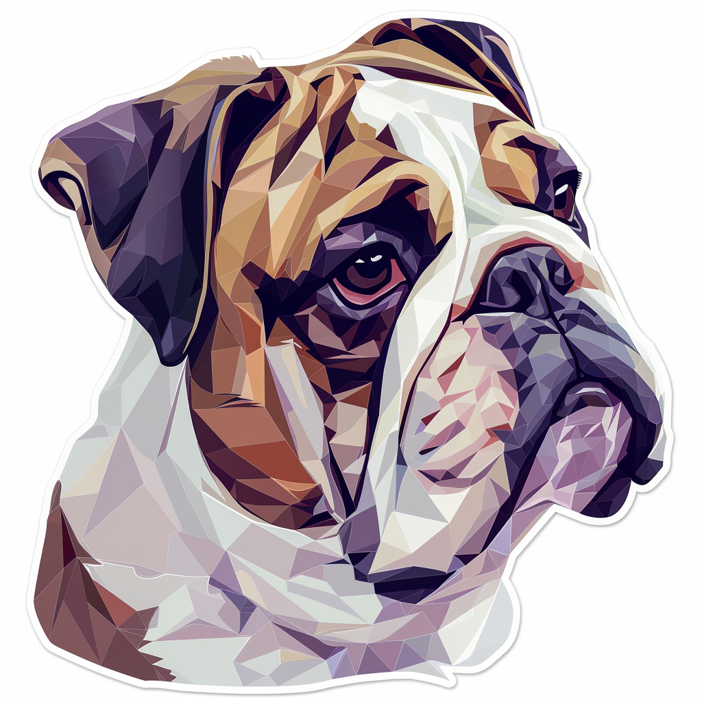 Bulldog Dog Vinyl Decal Sticker for Car, Laptop, Tumbler and more # F07253