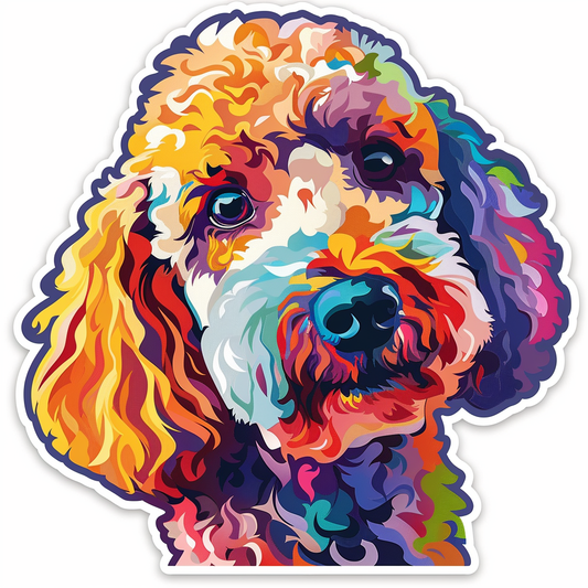 Poodle Dog Vinyl Decal Sticker for Car, Laptop, Tumbler and more # F012462