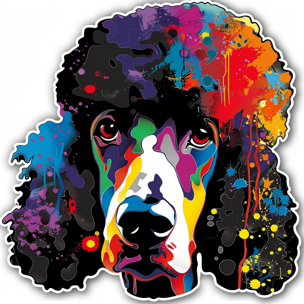 Poodle Dog Vinyl Decal Sticker for Car, Laptop, Tumbler and more # F012474