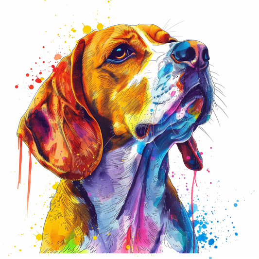 Beagle dog Vinyl Decal Sticker for Car, Laptop, Tumbler and more # F012012