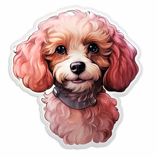 Poodle dog Vinyl Decal Sticker for Car, Laptop, Tumbler and more # F012195
