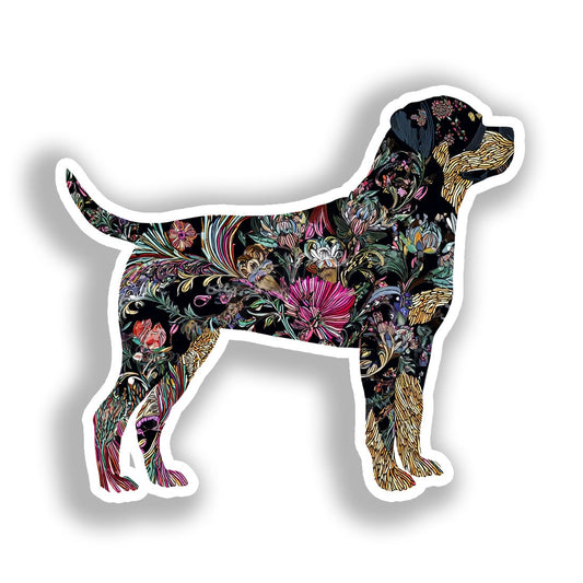 Rottweiler Dog Vinyl Decal Sticker for Car, Laptop, Tumbler and more # A018293-4" x 4"