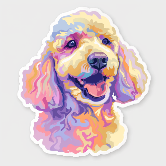 Poodle Dog Vinyl Decal Sticker for Car, Laptop, Tumbler and more # F012548