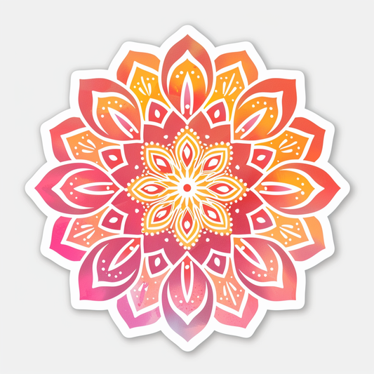 Mandala Vinyl Decal Sticker for Car, Laptop, Tumbler and more # F08254
