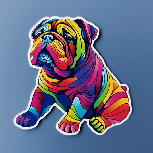 Bulldog Dog Vinyl Decal Sticker for Car, Laptop, Tumbler and more # F07353