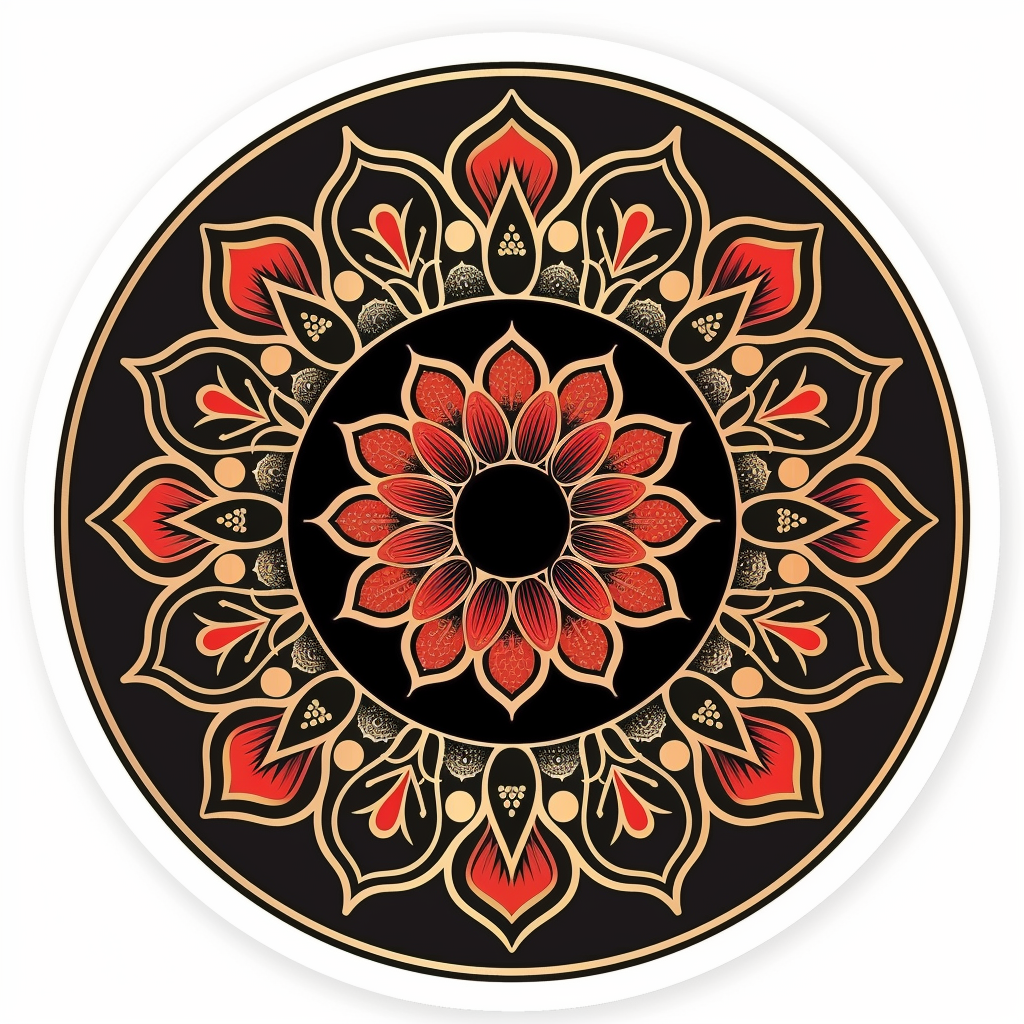 Mandala Vinyl Decal Sticker for Car, Laptop, Tumbler and more # F08242