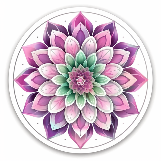 Mandala Vinyl Decal Sticker for Car, Laptop, Tumbler and more # F08154