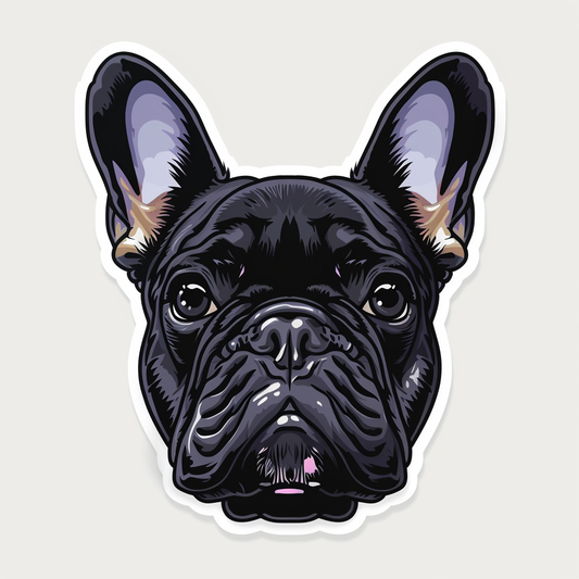 French Bulldog Vinyl Decal Sticker for Car, Laptop, Tumbler and more # F07189