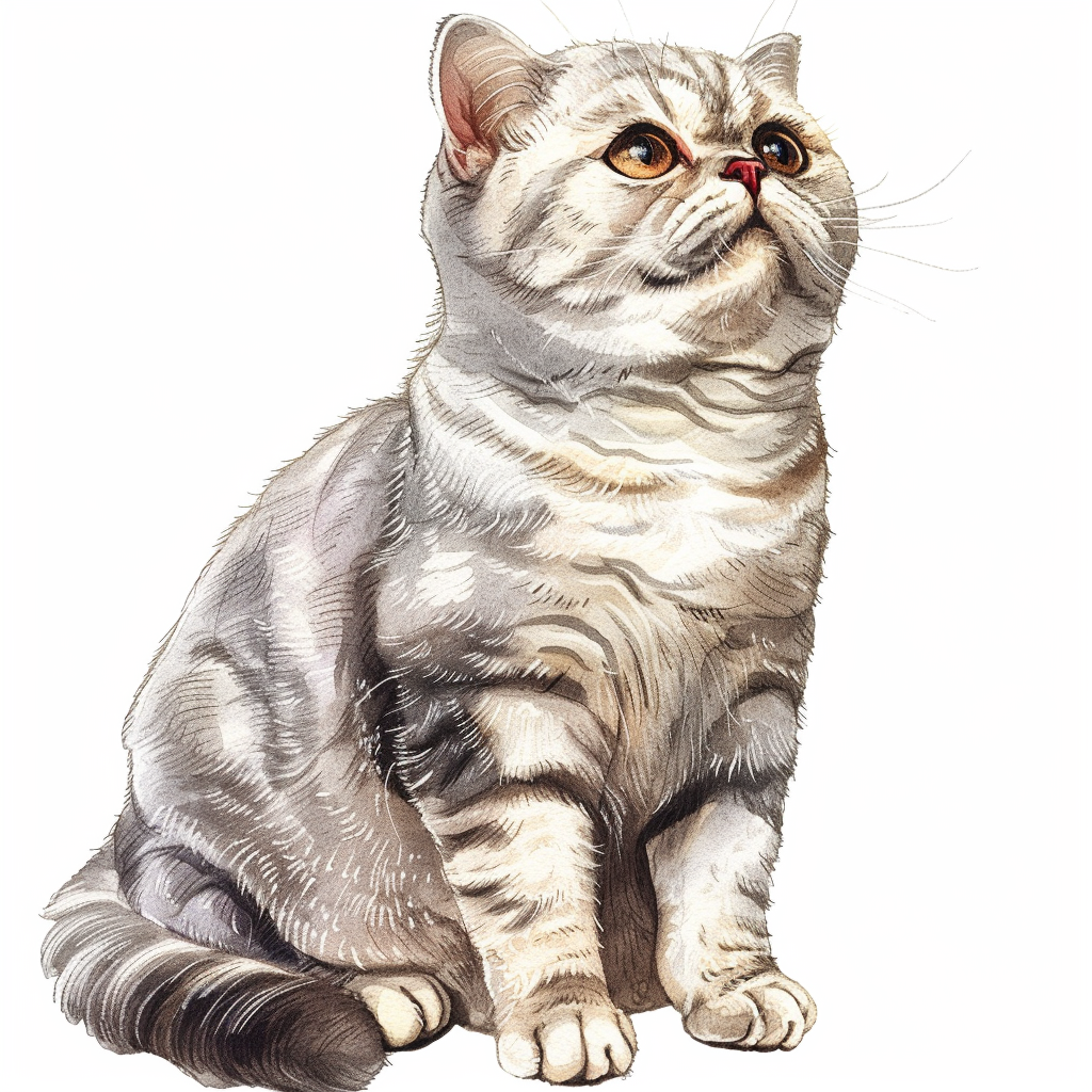 Scottish Fold cat Vinyl Decal Sticker for Car, Laptop, Tumbler and more # F07861