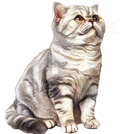 Scottish Fold cat Vinyl Decal Sticker for Car, Laptop, Tumbler and more # F07861