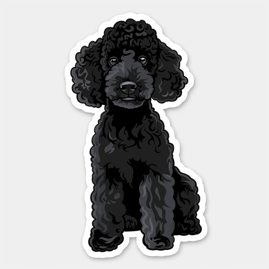 Poodle Dog Vinyl Decal Sticker for Car, Laptop, Tumbler and more # F07323