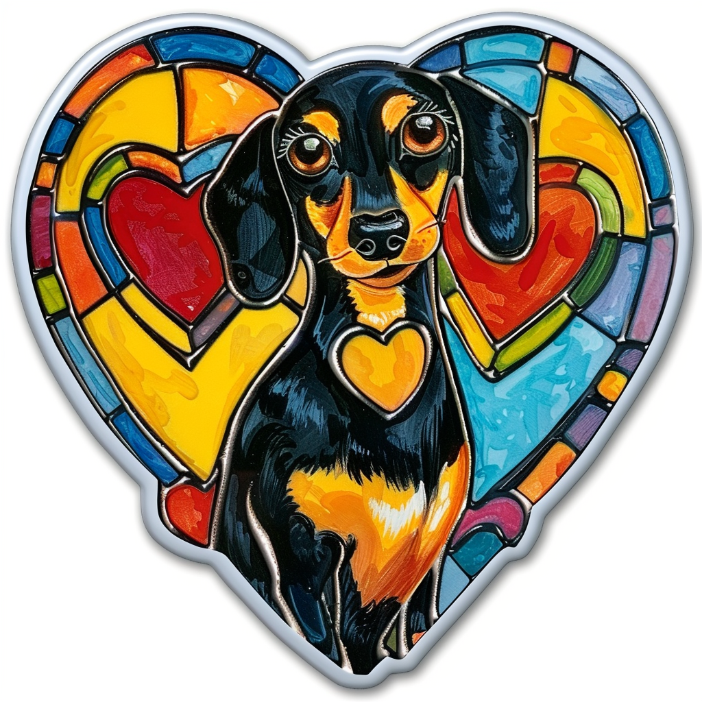 Dachshund Dog Vinyl Decal Sticker for Car, Laptop, Tumbler and more # F012683