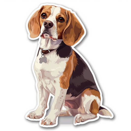 Beagle dog Vinyl Decal Sticker for Car, Laptop, Tumbler and more # F011867