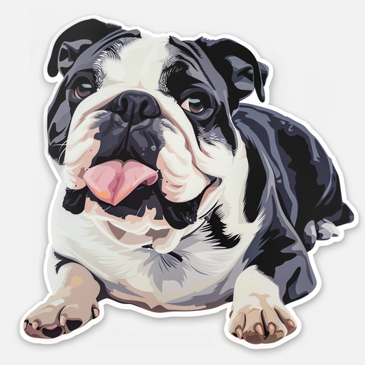 Bulldog Dog Vinyl Decal Sticker for Car, Laptop, Tumbler and more # F07462
