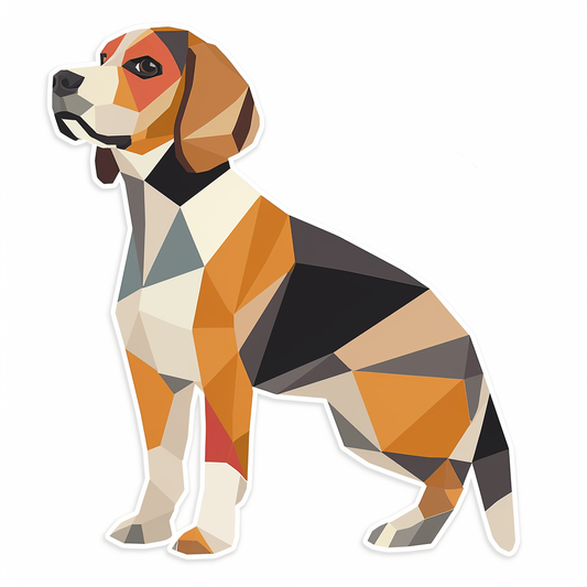 Beagle dog Vinyl Decal Sticker for Car, Laptop, Tumbler and more # F012027