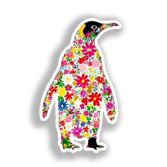 Penguin Vinyl Decal Sticker for Car, Laptop, Tumbler and more # A019110-4" x 4"