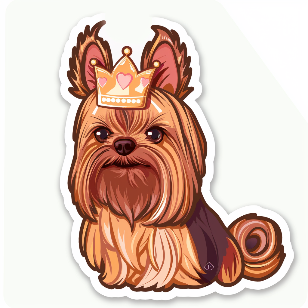Yorkshire Terrier Dog Vinyl Decal Sticker for Car, Laptop, Tumbler and more # F07491