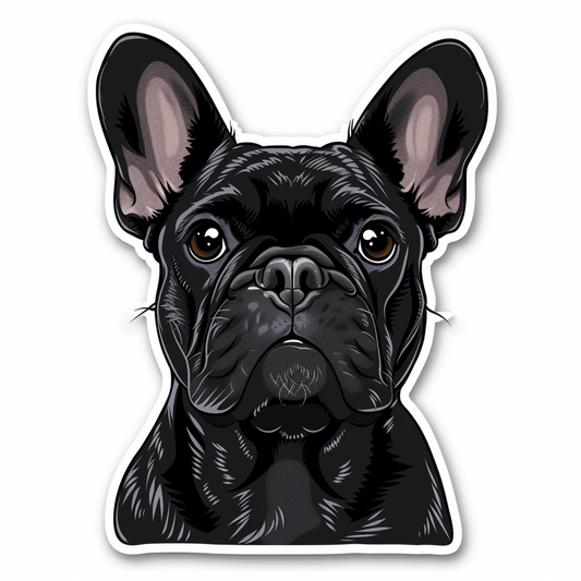 French Bulldog Vinyl Decal Sticker for Car, Laptop, Tumbler and more # F07358
