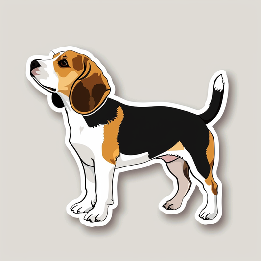 Beagle Dog Vinyl Decal Sticker for Car, Laptop, Tumbler and more # F07538