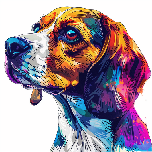 Beagle dog Vinyl Decal Sticker for Car, Laptop, Tumbler and more # F012037