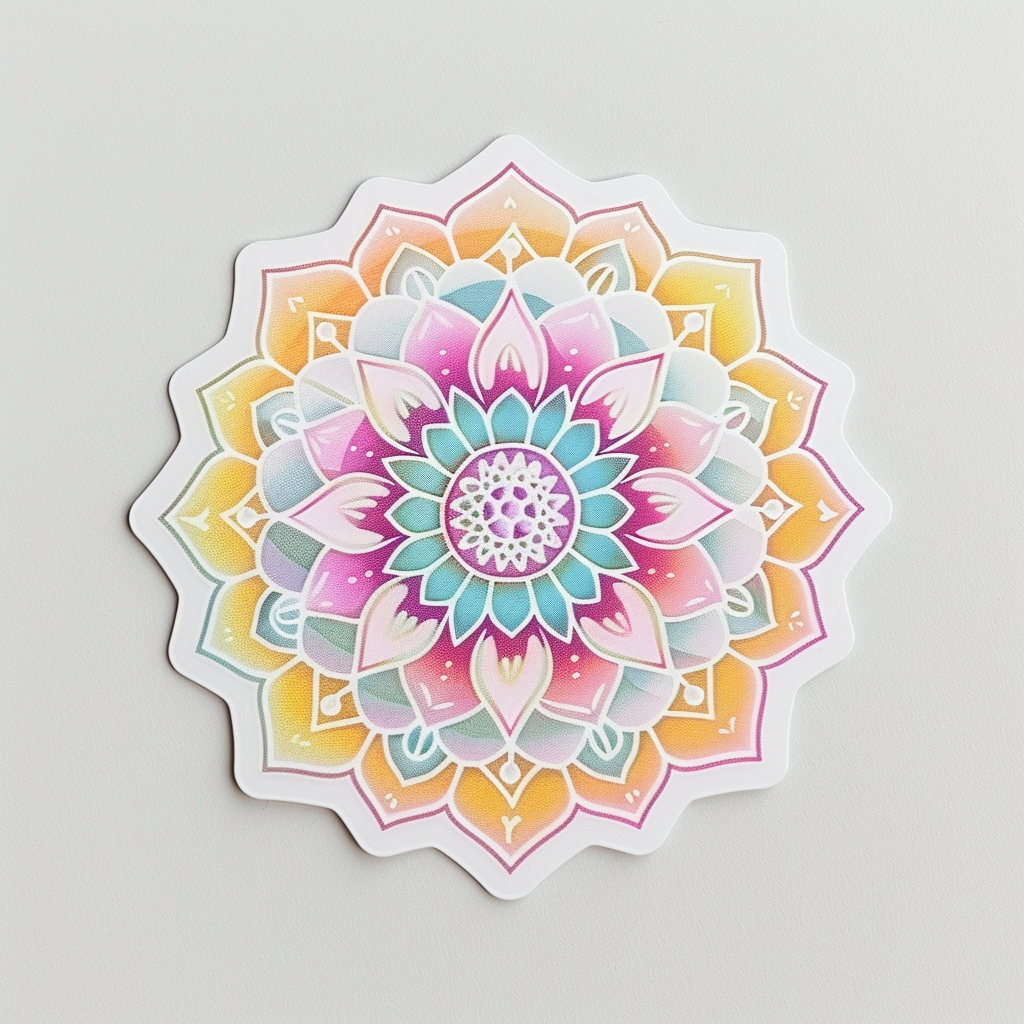 Mandala Vinyl Decal Sticker for Car, Laptop, Tumbler and more # F08116