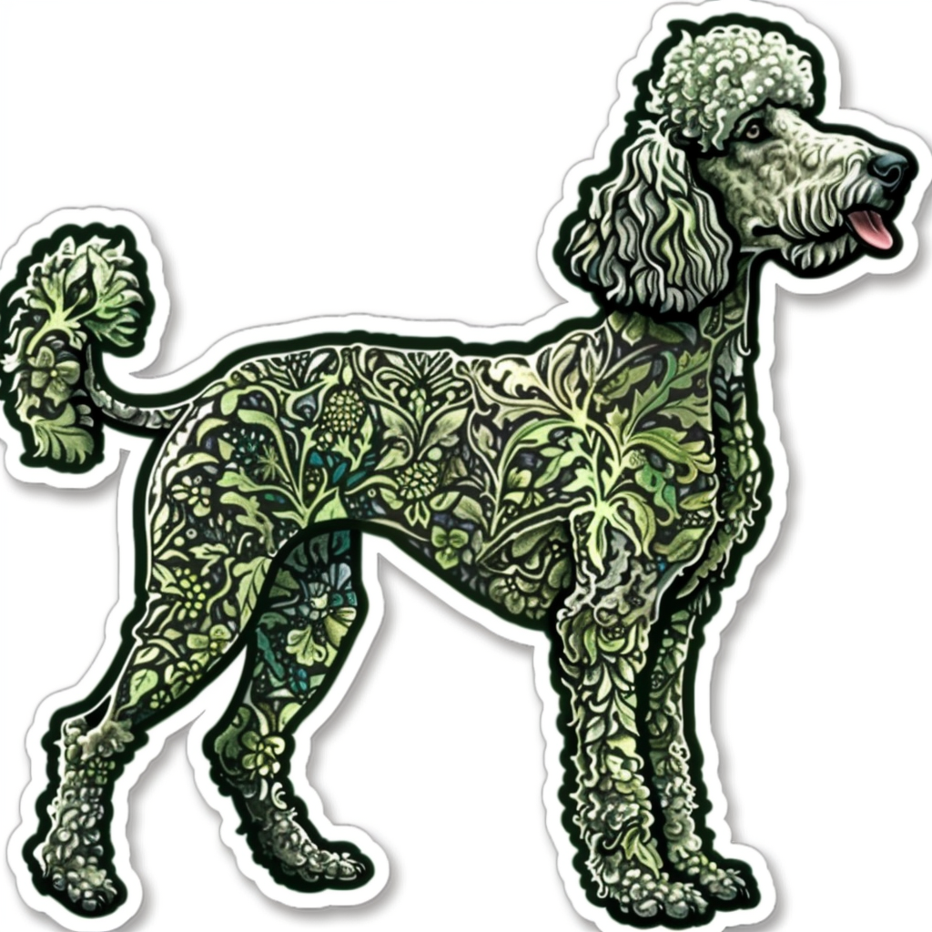 Poodle Dog heartcore Vinyl Decal Sticker for Car, Laptop, Tumbler and more # F012349