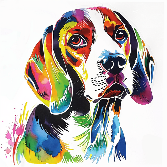 Beagle dog Vinyl Decal Sticker for Car, Laptop, Tumbler and more # F012061