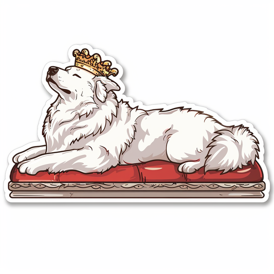 Sticker of Great Pyrenees dog  Vinyl Decal Sticker for Car, Laptop, Tumbler and more # F023684